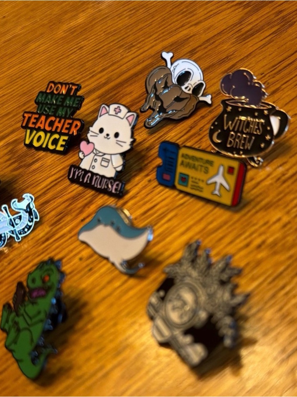 Assorted Kids Enamel Pin Set - Colorful Multi-Designs - Picture 4 of 4